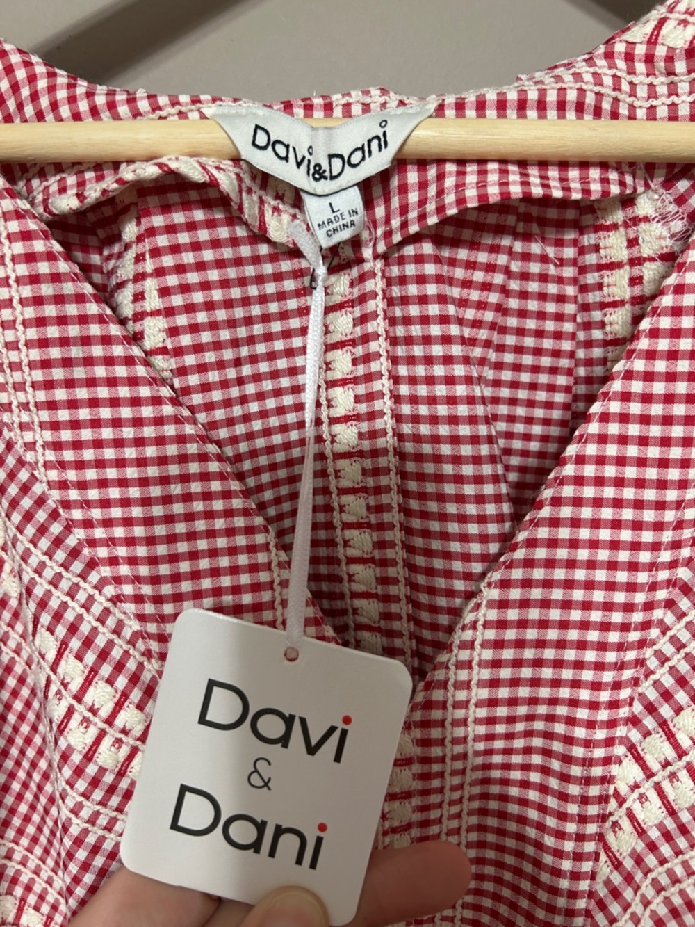 DAVI & DANI Pink Textured Mini Dress - Picture 8 of 11